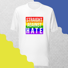 Load image into Gallery viewer, Straight Against Hate Short Sleeve QuTEES
