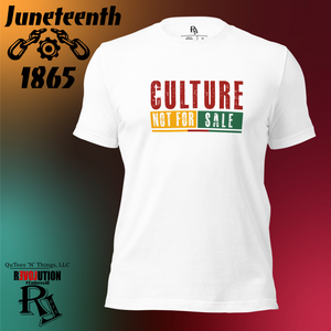 Culture Not For Sale Short Sleeve QuTee