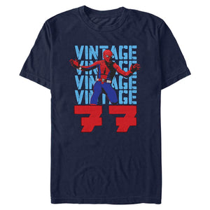 Men's Marvel Spider-Man Beyond Amazing VINTAGE 77 SPIDEY T-Shirt