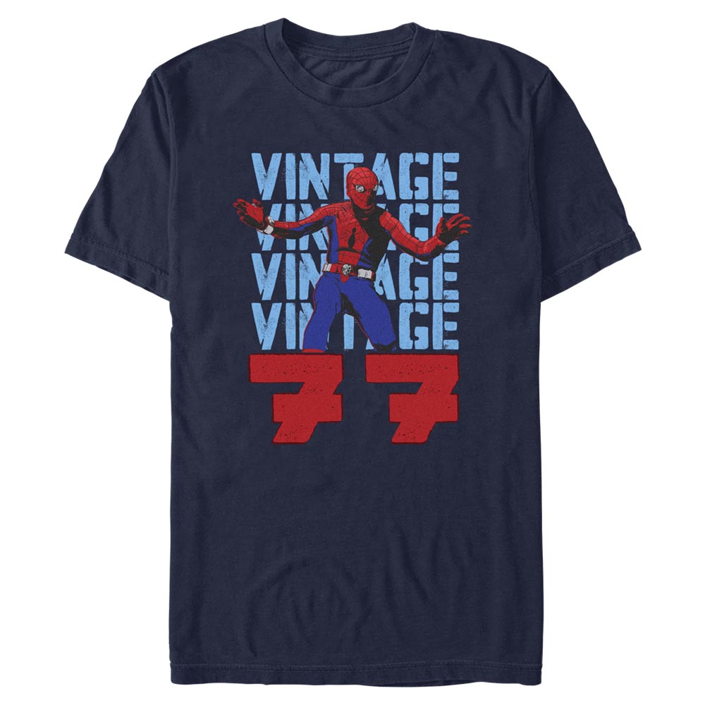 Men's Marvel Spider-Man Beyond Amazing VINTAGE 77 SPIDEY T-Shirt