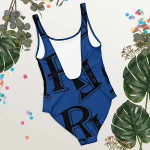 Revolution One-Piece Royal Blue Swimsuit w/Black Logo
