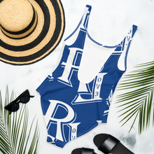 Load image into Gallery viewer, Revolution One-Piece Royal Blue Swimsuit w/White Logo
