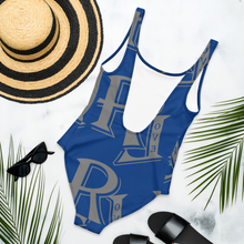 Load image into Gallery viewer, Revolution One-Piece Royal Blue Swimsuit w/Grey Logo
