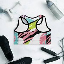 Load image into Gallery viewer, Pop Art Pink - Padded Sports Bra
