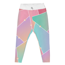 Load image into Gallery viewer, Glass Pattern Plus Size Leggings
