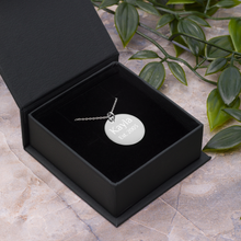 Load image into Gallery viewer, Engraved Disc Necklace
