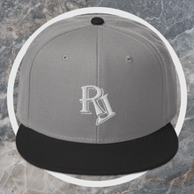 Load image into Gallery viewer, Embroidered White Snapback
