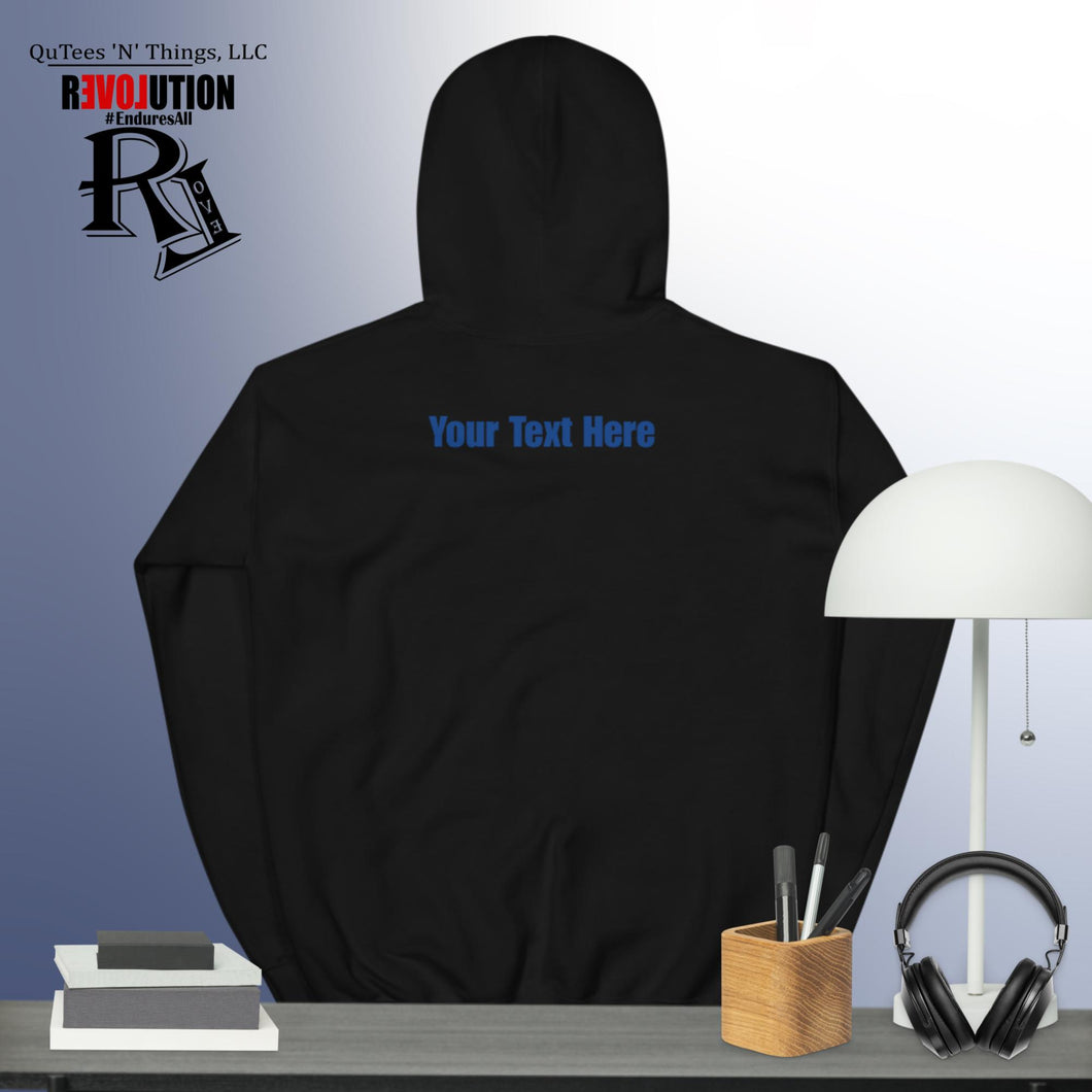 Show Your Work Hoodie- Blue