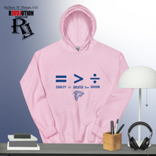 Load image into Gallery viewer, Equality is Greater than Division Hoodie- Blue
