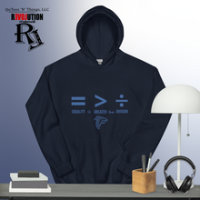 Load image into Gallery viewer, Equality is Greater than Division Hoodie- Blue
